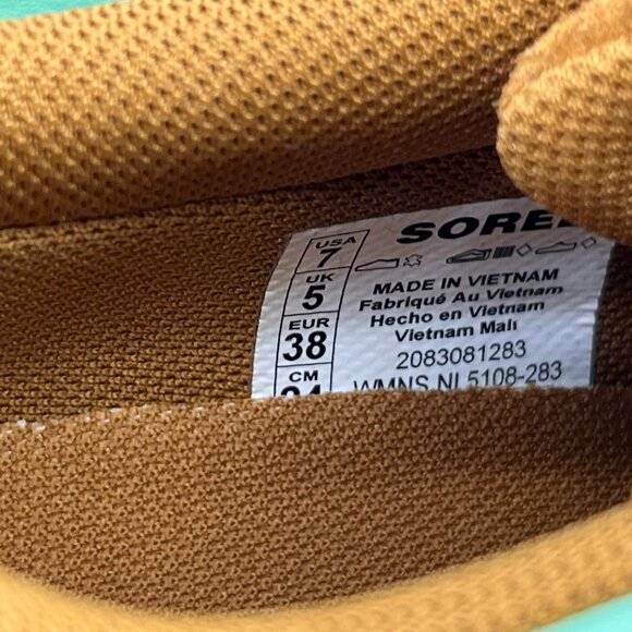Sorel Ona BLVD Classic Size 7 Waterproof Multicolor Leather Suede Sneakers - Picture 14 of 15